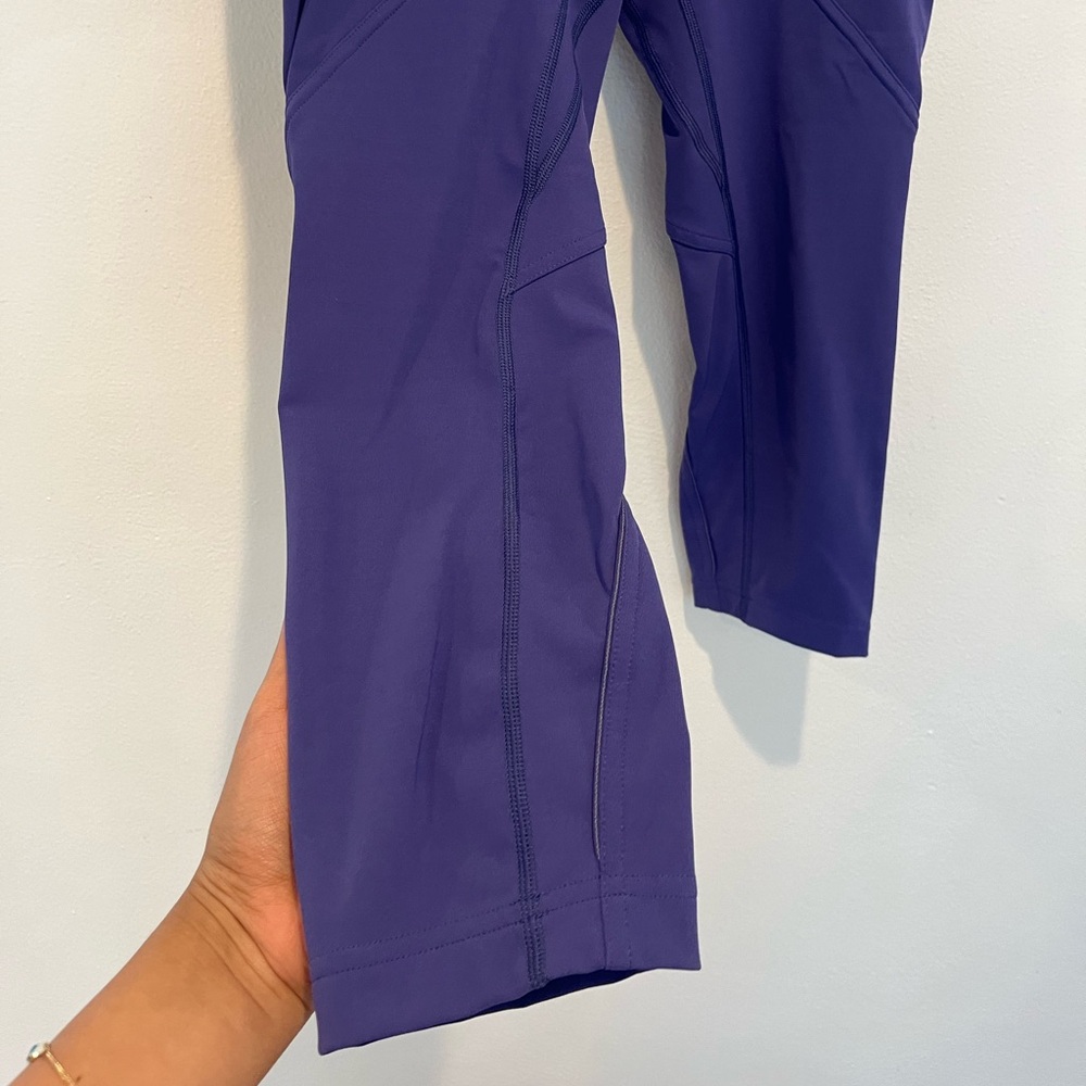 Lululemon Lead The Pack Purple Leggings Inseam 23” Size 8 - Picture 7 of 11